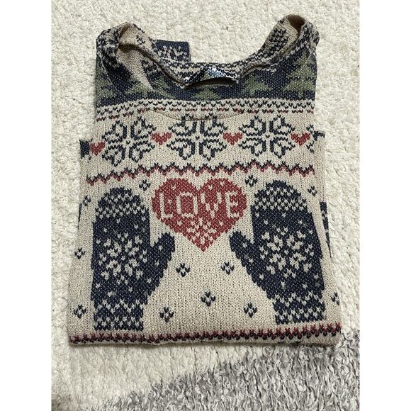 Gaze USA Holiday Christmas Lightweight Knit Top Womens Size XS Gloves T40809 - Picture 6 of 10